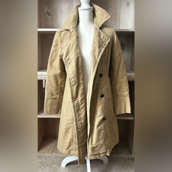 GAP Jackets & Blazers - Gap Vintage Camel Double Breasted Long Pea Coat